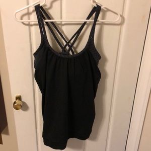 Athleta too cross back w built in bra